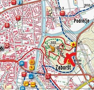 MTB Poligon Šumberk Lokacija